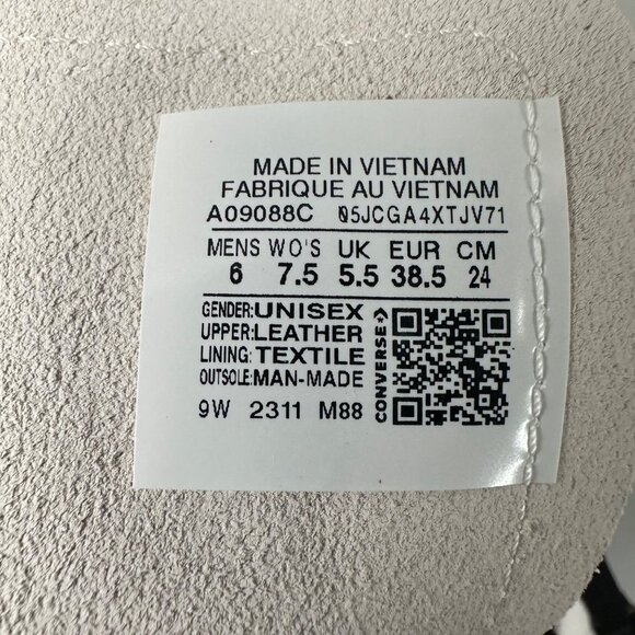 ⭐Converse Chuck Taylor All Star Women shoes Sz 7.5 Cruise Egret HI Suede A09088C - Picture 10 of 10